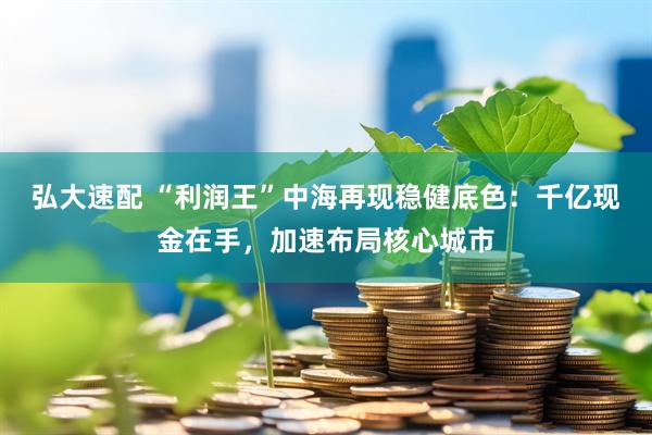 弘大速配 “利润王”中海再现稳健底色：千亿现金在手，加速布局核心城市