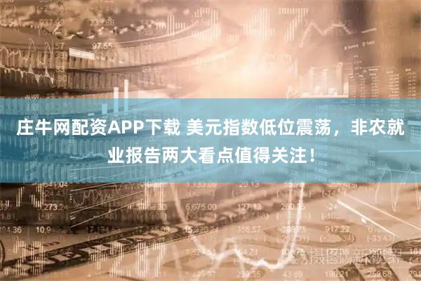 庄牛网配资APP下载 美元指数低位震荡，非农就业报告两大看点值得关注！